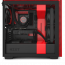 كيسة كمبيوتر ان زد اكس تي ATX ميد تاور، اسود واحمر - H710