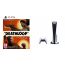Sony PlayStation 5, 1 Wireless Controller, White - CFI-1016A01 MEE, with Deathloop for PlayStation 5