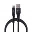 كابل لايتنينج USB لافينتو ام اف اي، 2 متر، فضي واسود - MP476