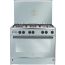 Unionaire Max 14 Gas Cooker, 5 Burners, Silver - C68SS-GC-447-IFDSO-2W-M14-AL