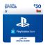 PlayStation PSN Card, 30 USD - Oman Store (Physical Card)