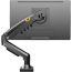 NB North Bayou Single Arm Holder for 17 to 30 Inch Monitors, Black - ZZ-F80-B
