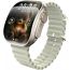 X10 ULTRA 3 Curved Smart Watch, 1.3 Inch - Off White