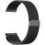 Milanese Magnetic Loop Stainless Steel Smart Watch Band Bracelet Straps Replacement For Gear S3 22mm-Black