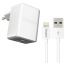 Energizer Wall Charger with Lightning Cable, 2 Ports, White - 2CEUULI3
