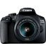 كاميرا كانون EOS 2000D بعدسة DSLR، دقة 24.1 ميجا بكسل، 18-55 مم - اسود
