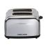 Black + Decker Toaster, 2 Slices, 1050 Watt, Silver - ET222