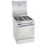 Royal Crystal Cast Gas Cooker, 4 Burners, Silver - 2010327