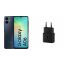 Samsung Galaxy A06, 128GB, 6GB, 4G LTE, Dual SIM- Black with Samsung USB-C Wall Charger, 25 Watt, Black - EP-T2510NBEGWW