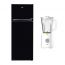 Beko No Frost Top Freezer Refrigerator, 408 Liters, Inverter, Black- RDNE448M20B, with Blender, 1.5 Liters, 600 Watt - TBN 62608 W