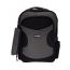 Gharibo Bags School Backpack With Pencil Case for Kids, Solid Pattern - Grey and Black