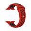 Silicone Sport Band for Apple Watch, 42mm-Black and Red