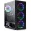 Fierce Gaming RGB 200005 PC Tower, Intel Core i5 10400, 1TB HDD, 16GB RAM, Intel Graphics, DOS- Black