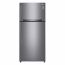 LG Top Freezer Refrigerator with Inverter Motor, No Frost, 506 Liters, Silver - GN-H722HLHL