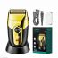 VGR Rechargeable Hair shaver, Wet and Dry, Black and Gold - V-383