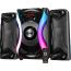 Platinum Bluetooth Subwoofer with Remote Control, 3 Units, Black - AH-4004