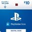 PlayStation PSN Card, 10 USD - Qatar Store (Physical Card)