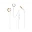 JBL T205 Wired Earphones - White and Gold