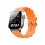 Ultra T800 Series 8 Smart Watch, 49mm- Silver Case and Orange Strap