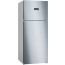 Bosch Series 4  No-Frost Refrigerator, 542 Liters, Silver- KDN76XI3E8