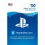 PlayStation PSN Card, 50 USD - USA Store (Physical Card)