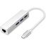 4 in 1 USB-C Hub for Type-C Devices - Silver