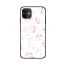 White Pink Flowers Printed Back Cover for Apple iPhone 12 Mini