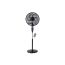Tefal Silence Force Stand Fan With Remote Control, 16 Inch, Black - VG4130EE