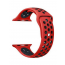 Silicone Sport Replacement Strap for Apple Smart Watch, 42mm - Black and Red