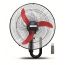 Fresh Wall Fan with Remote, 18 inches, black - fr-18