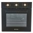 Fresh Built-In Dual Oven With Grill, 56 Liters, Black - 9636