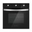 Ecomatic Crystal Turbofan Built-In Gas Oven With Grill, 64 Liters, Black- G6104GT