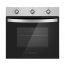 Ecomatic Turbofan Built-In Gas Oven With Grill, 64 Liters, Stainless Steel- G6104T