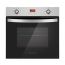 Ecomatic Turbofan Built-In Gas Oven With Grill, 64 Liters, Stainless Steel- G6104TD