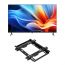 Haier 43 Inch FHD Smart LED TV with Built-in Receiver - H43K80EF, with Wall mount