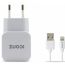 ICONZ Wall Charger with MFI Lightning Cable, 1 Port, White - IMN-WC22UW