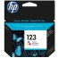 HP 123 Ink Cartridge, Tri-Color- F6V16AE