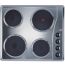 Indesit Built-in Electric Hob, 4 Burners, Silver - TI 60 X