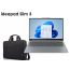 لاب توب لينوفو ايديا باد سليم 3 15IAH8، انتل كور i5-12450H، شاشة 15.6 بوصة دقة FHD، هارد SSD سعة 512 جيجا، 8 جيجا رام، كارت انتل UHD جرافيكس مدمج، ويندوز 11 - رمادي - مع حقيبة لاب توب كاجول 15.6 بوصة بفتحة علوية، اسود - T210