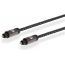 HP Toslink Fiber Optic Cable, 1.5 Meters, Black - HP034GBBLK1.5TW