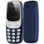 Hope Mini Mobile Phone BM-10, Less Than 512 MB,  Less Than 256 MB Ram, Dual Sim - Blue