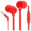 JBL T110 In-Ear Earphones with Microphone, Red – JBLT110RED
