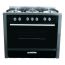 Unionaire 5 Burners i-Cook Pro Gas Cooker, Stainless Steel, 90 cm - C6090SS