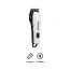 Kemie Cordless Hair and Beard Trimmer, White and Black-  KM-809A