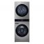 LG WashTower Front Load Automatic Washing Machine with Dryer, 21 KG, Silver- FWT2116SS