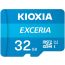Kioxia Exceria Micro SD Memory Card, 32GB, Blue - LMEX1L032GG2
