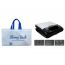 Sokany 3 in 1 Sandwich Maker, 750 Watt, Black and Silver - KJ-303 with Gift Bag