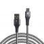 كابل مايكرو USB لافينتو للشحن ونقل البيانات، 1 متر، فضي - MP035