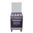 بوتجاز غاز لاجيرمانيا، 4 شعلات، ستانلس ستيل/ اسود- 6C40GRB1X4AWW