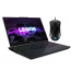 Lenovo Legion 5 15ACH6H Gaming Laptop, AMD Ryzen 7 5800H, 15.6 Inch, 1TB, 16GB RAM, NVIDIA GeForce RTX 3070 8G DDR6, FreeDos - Phantom Blue with Gaming Mouse, Black - M300